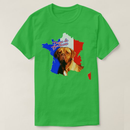 Dogue de Bordeaux French Mastiff (3) T-shirt (Design voorkant)