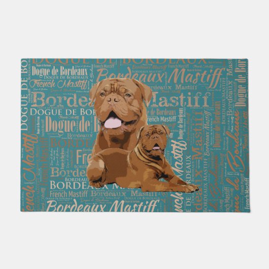 Dogue de Bordeaux - French Mastiff Deurmat (Voorkant)
