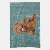 Dogue de Bordeaux - French Mastiff Theedoek (Verticaal)