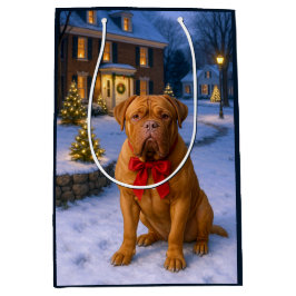 Dogue de Bordeaux Holiday  Medium Cadeauzakje