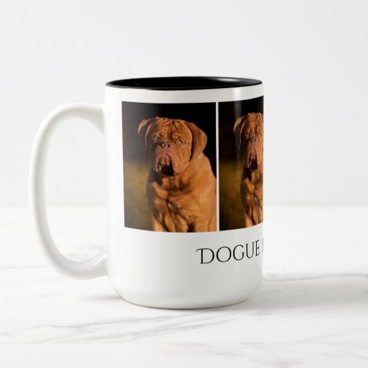 Dogue de Bordeaux Mok (Links)