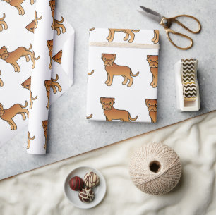 Dogue De Bordeaux Mopshond Patroon Cadeaupapier