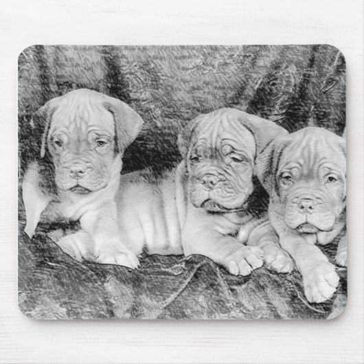 Dogue de bordeaux mousepad muismat (Voorkant)