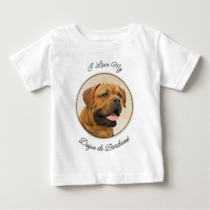 Dogue de Bordeaux Painting - Cute Original Dog Art