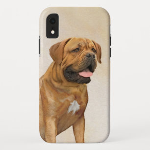 Dogue de Bordeaux Painting - Cute Original Dog Art iPhone XR Hoesje