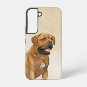 Dogue de Bordeaux Painting - Cute Original Dog Art Samsung Galaxy Hoesje