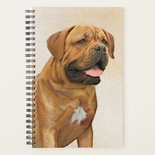 Dogue de Bordeaux Peinture - Cute Original Chien A (Devant)