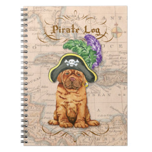 Dogue de Bordeaux Pirate Notitieboek