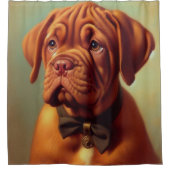  Dogue de Bordeaux Schilderij Douchegordijn (Voorkant)