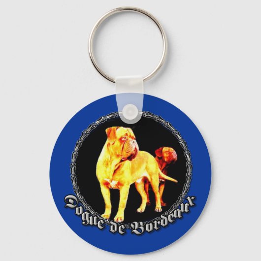 Dogue de Bordeaux sleutelhanger (Voorkant)