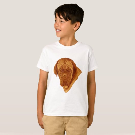 Dogue De Bordeaux T-shirt (Voorkant volledig)