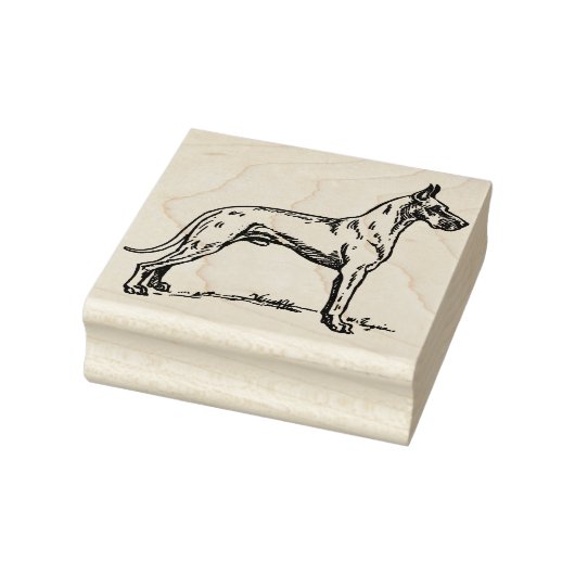 Doguit Grootte Deen Rubberstempel (Stempel)