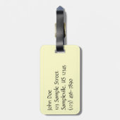 Dogwood and Redwood in Yosemite National Park Bagagelabel (Achterkant verticaal)