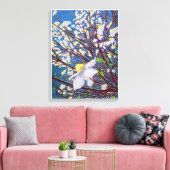 Dogwood Blossom Canvas Afdruk (Insitu (Woonkamer))