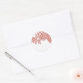 Dogwood Design Ronde Sticker (Envelop)