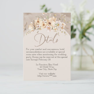 Dogwood Dreams Wedding Enclosure Kaart