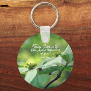 Dogwood Flower Goodness Inspirerend Quote Sleutelhanger