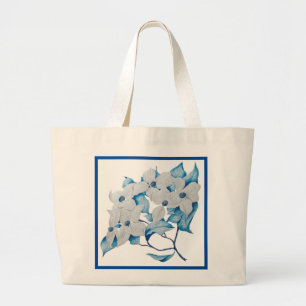 Dogwood Flowers op een Jumbo-Tas - (1) Grote Tote Bag