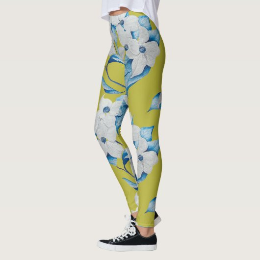 Dogwood Flowers op Leggings (Links)