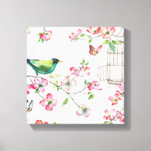 Dogwood Garden Canvas Afdruk