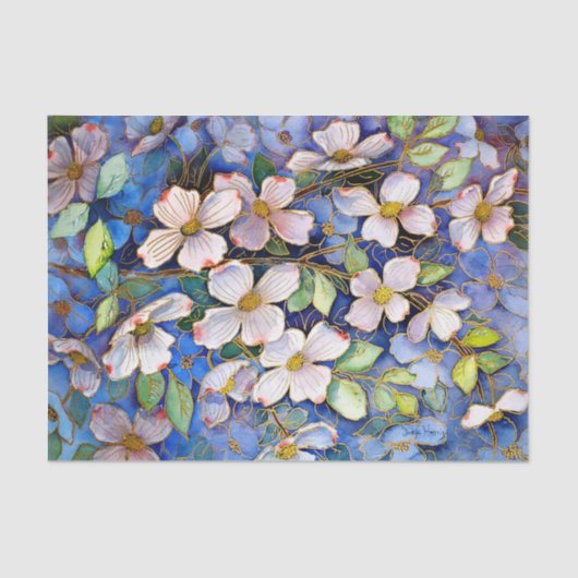 Dogwood III-weefselpapier Tissuepapier (Voorkant)