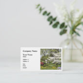 Dogwood in Bloom Visitekaartje (Staand voorkant)