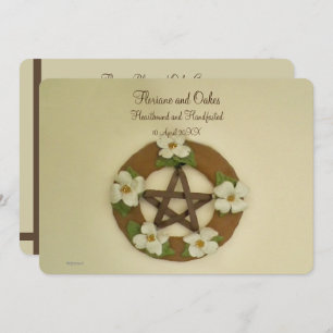 Dogwood Pentacle Handfasting Kaart