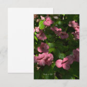 Dogwood Pink Notitiekaartje (Voorkant / Achterkant)