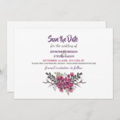 Dogwood sparen de Datum Aankondiging (Voorkant / Achterkant)