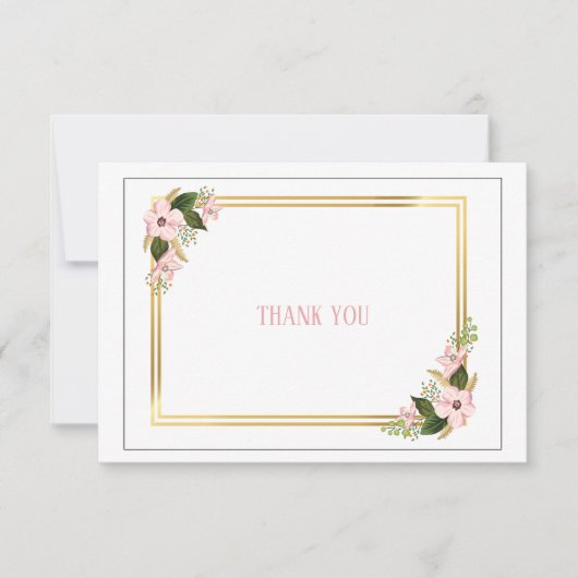 Dogwood Swag Hartelijk dank Kaart (Voorkant)