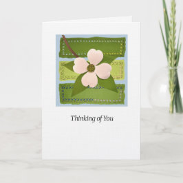 Dogwood "Thinking of You" Art Card  Kaart