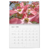 Dogwood Tree Calendrier Pink Dogwoods Fleurs art (Mar 2026)