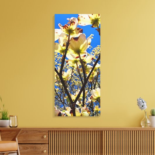 Dogwood Tree Canvas Afdruk (Insitu (Woonkamer))