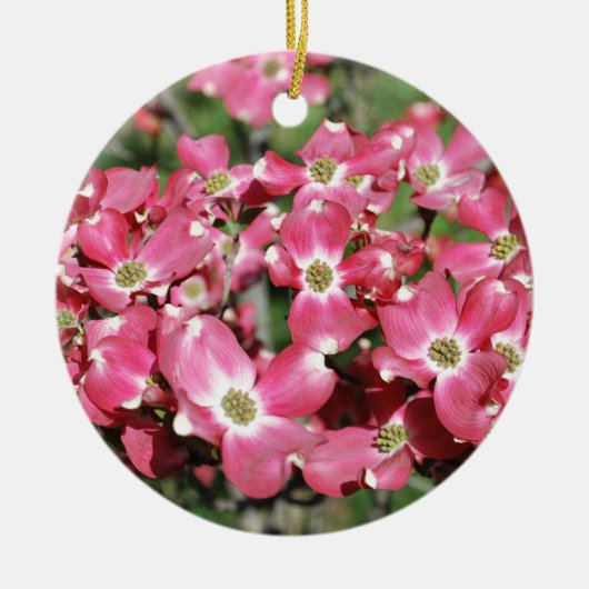 Dogwood Tree in Bloom Keramisch Ornament (Voorkant)