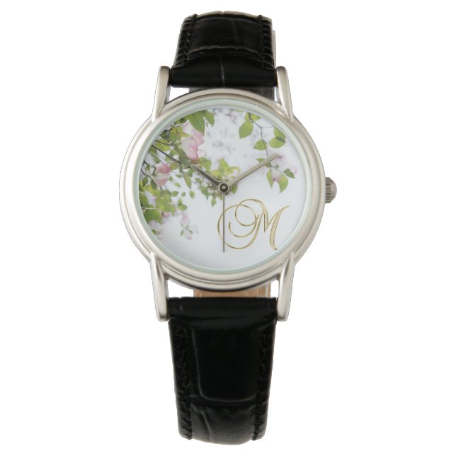 Dogwood Tree montre féminine personnalisée (devant)