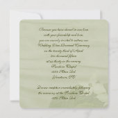 Dogwood Wedding Vow Renewal Kaart (Achterkant)