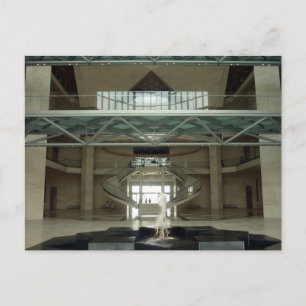 doha art museum lobby briefkaart
