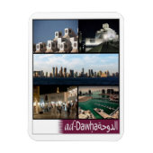 Doha - Mozaïek - Qatar - Magnet Magneet (Verticaal)