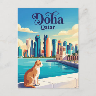 Doha Qatar Briefkaart