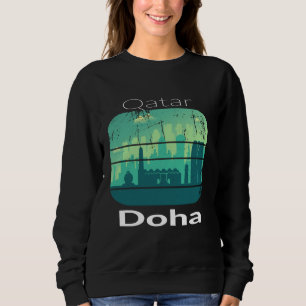Doha, Qatar Souvenir Ik hou van Doha Qatar Trui