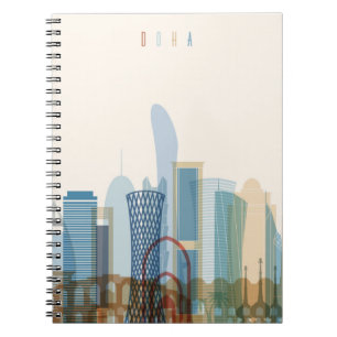 Doha, Qatar Stadsprofiel Notitieboek