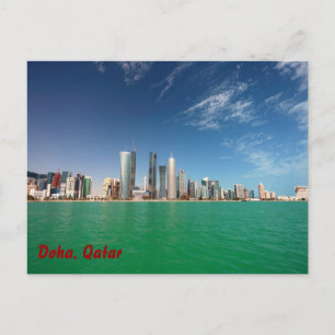 Doha Skyline, 2011 Briefkaart