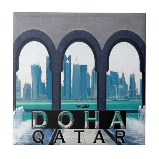 Doha Tegeltje (Voorkant)
