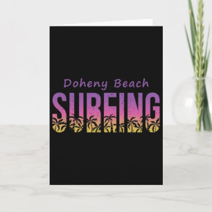 Doheny State Beach Surfershirt, Retro Californië Kaart