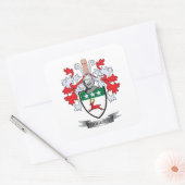 Doherty Coat of Arms Vierkante Sticker (Envelop)