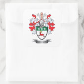 Doherty Coat of Arms Vierkante Sticker (Tas)