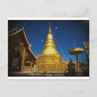 doi suthep tempel in chiangmai briefkaart
