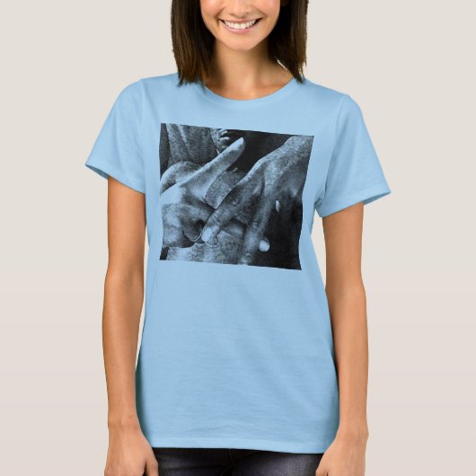 Doigt de LA, T-shirt de doigt de La pour la fille, (Devant)