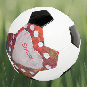 Doigt peint Coeur Blanc Multicolore