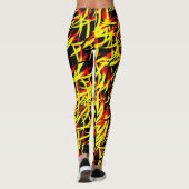 Doigts des Leggings de flamme (Dos)